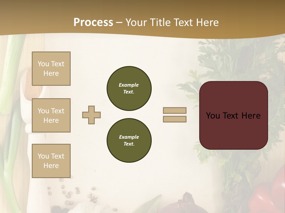 Fresh Recipe Pattern PowerPoint Template