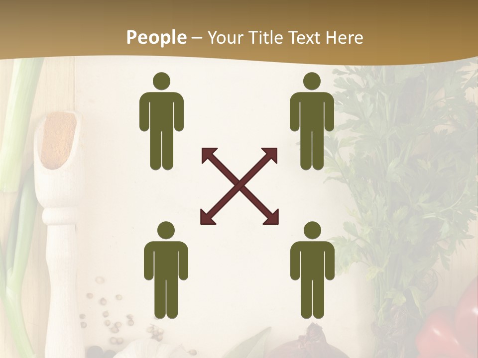 Fresh Recipe Pattern PowerPoint Template