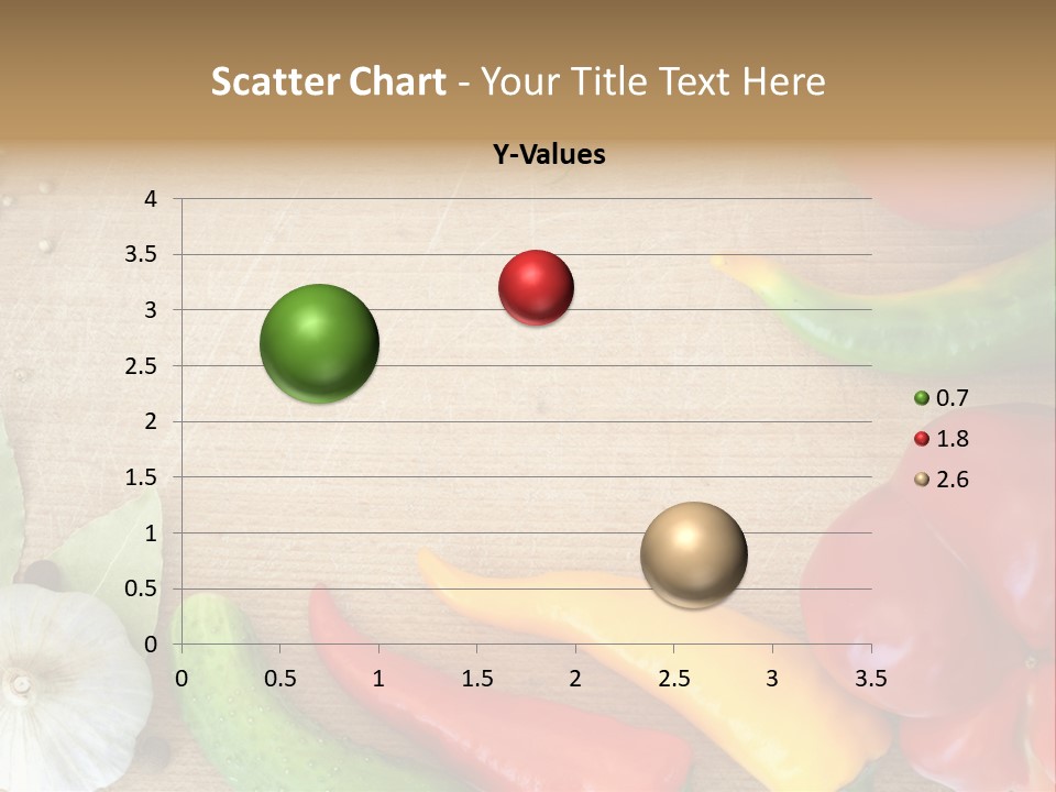 Food Wooden Garlic PowerPoint Template