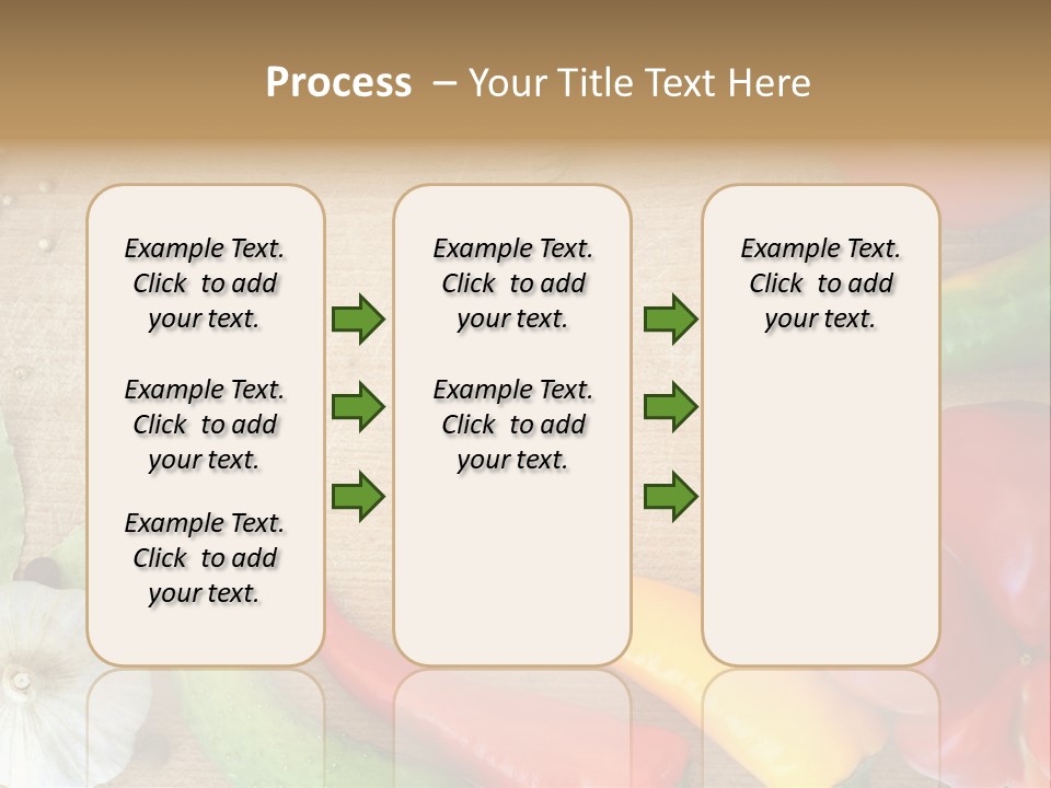 Food Wooden Garlic PowerPoint Template