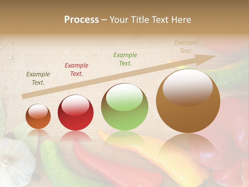 Food Wooden Garlic PowerPoint Template