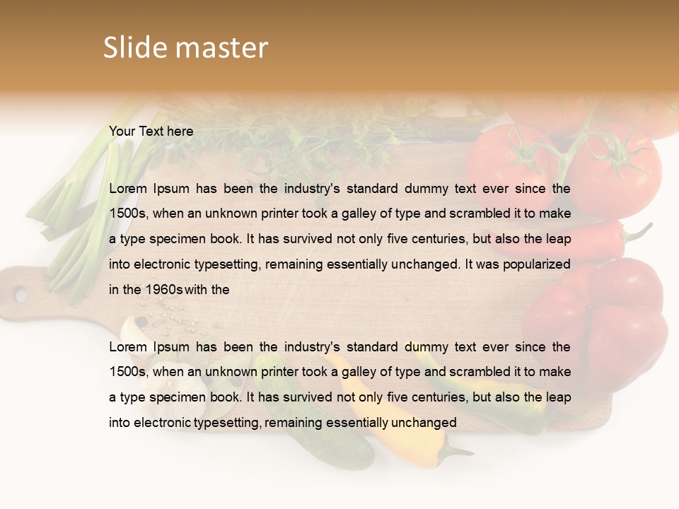 Frame Green Border PowerPoint Template