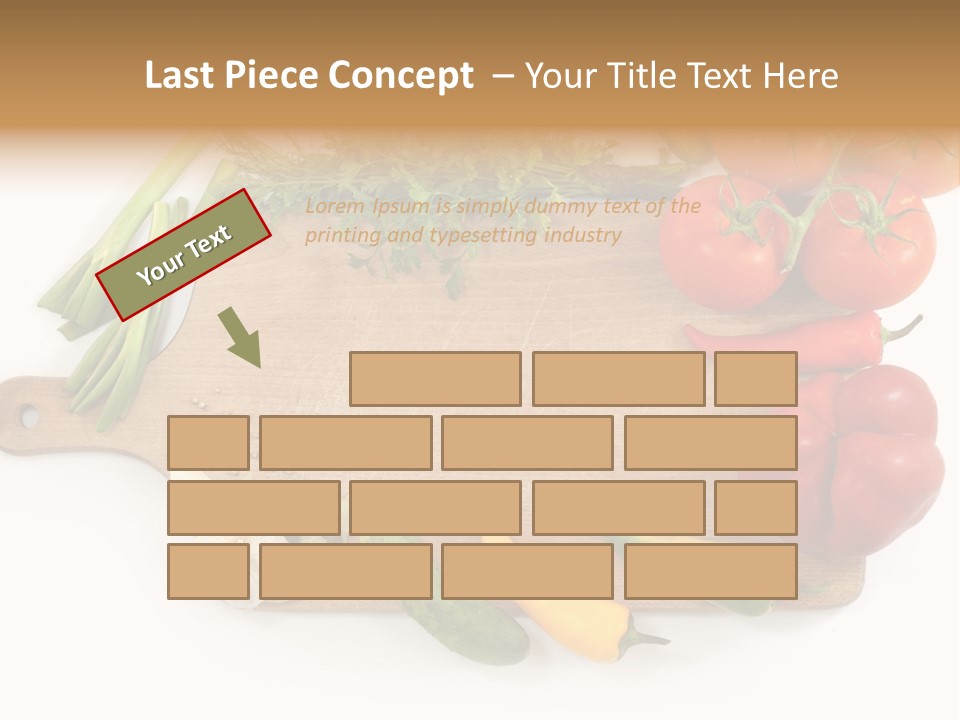 Frame Green Border PowerPoint Template