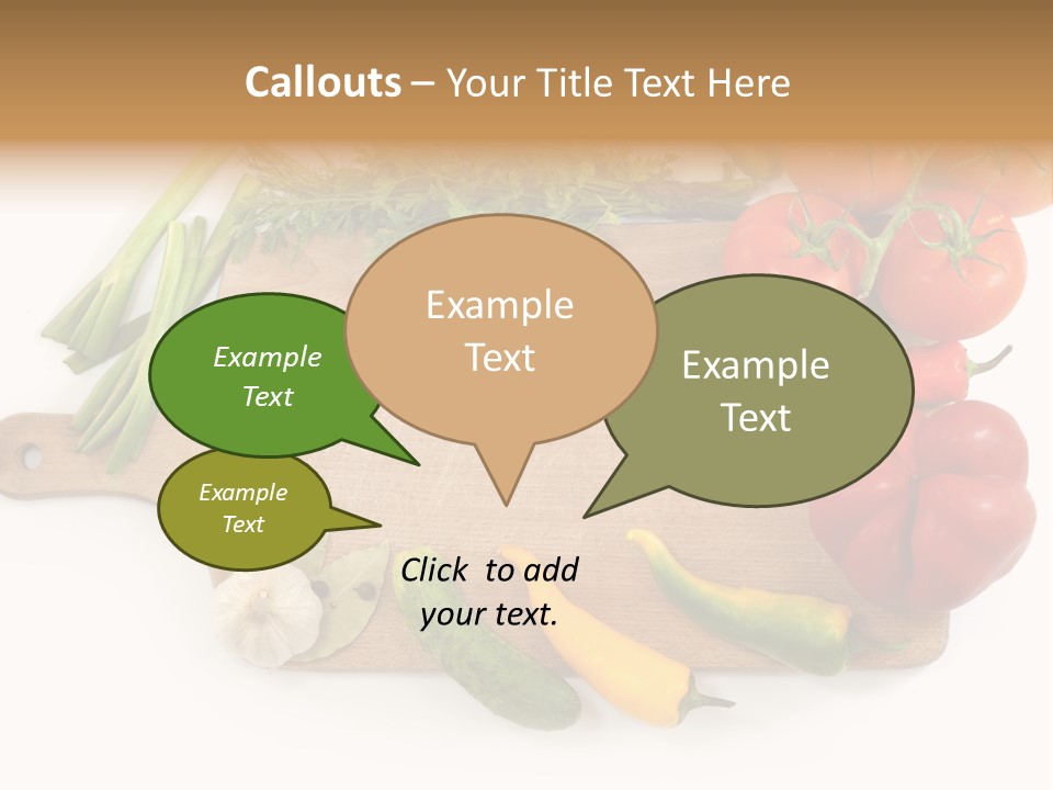 Frame Green Border PowerPoint Template