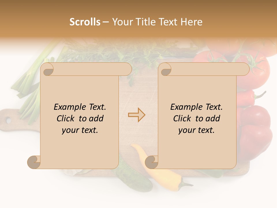 Frame Green Border PowerPoint Template