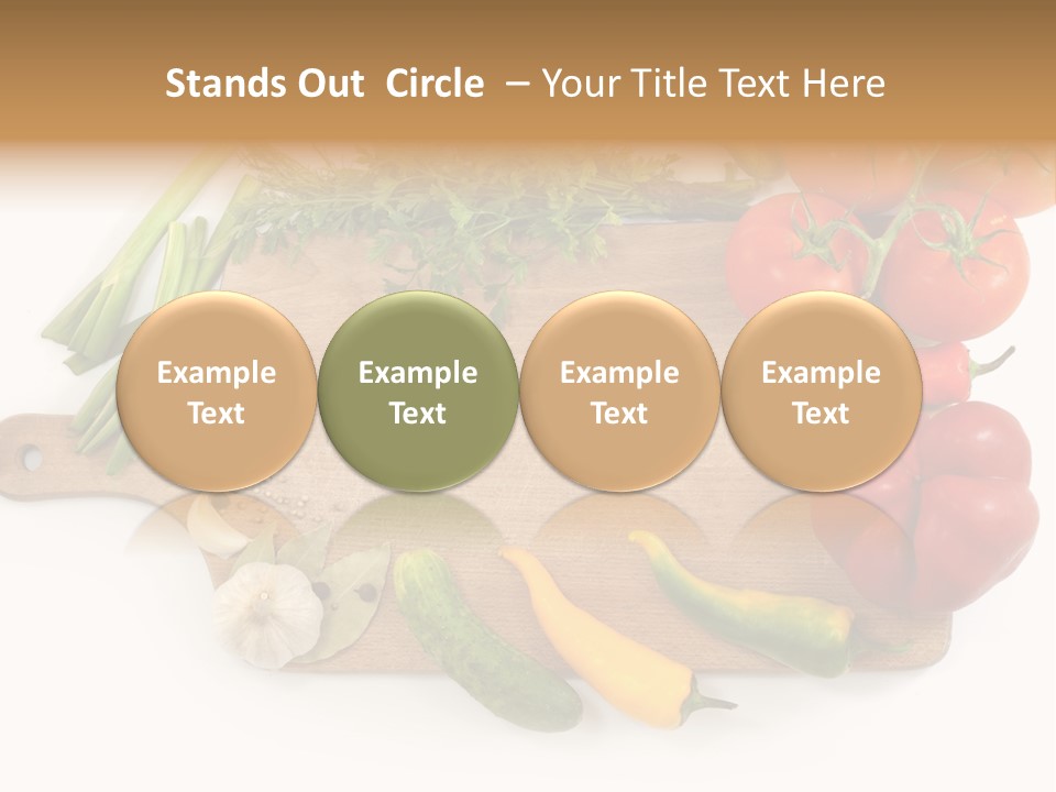 Frame Green Border PowerPoint Template