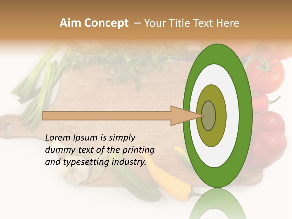 Frame Green Border PowerPoint Template