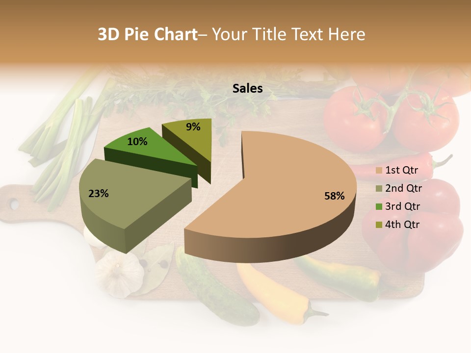 Frame Green Border PowerPoint Template