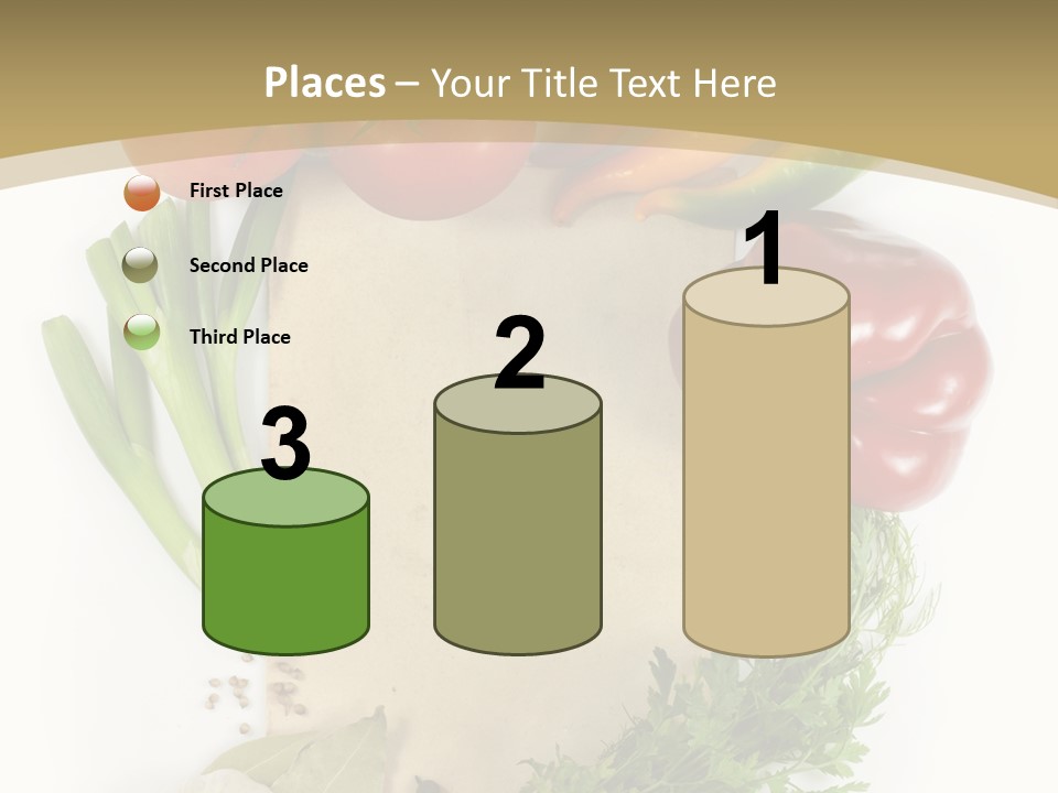 Pepper Diet Green PowerPoint Template