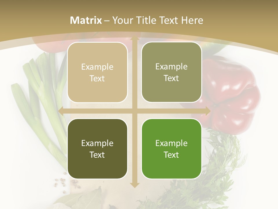 Pepper Diet Green PowerPoint Template