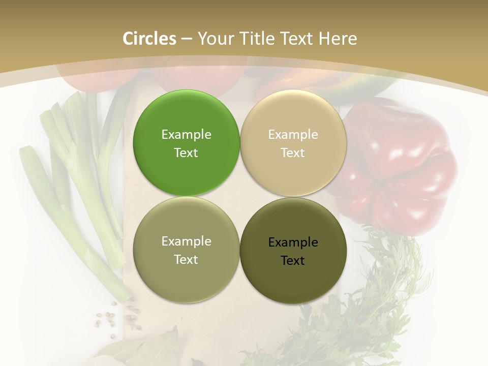 Pepper Diet Green PowerPoint Template