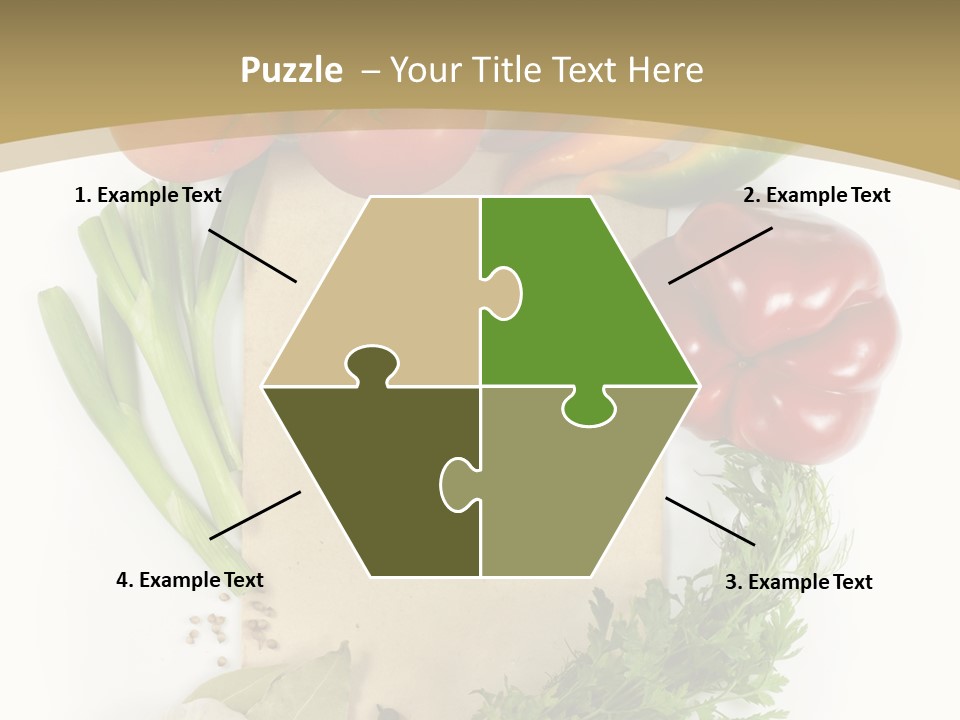 Pepper Diet Green PowerPoint Template