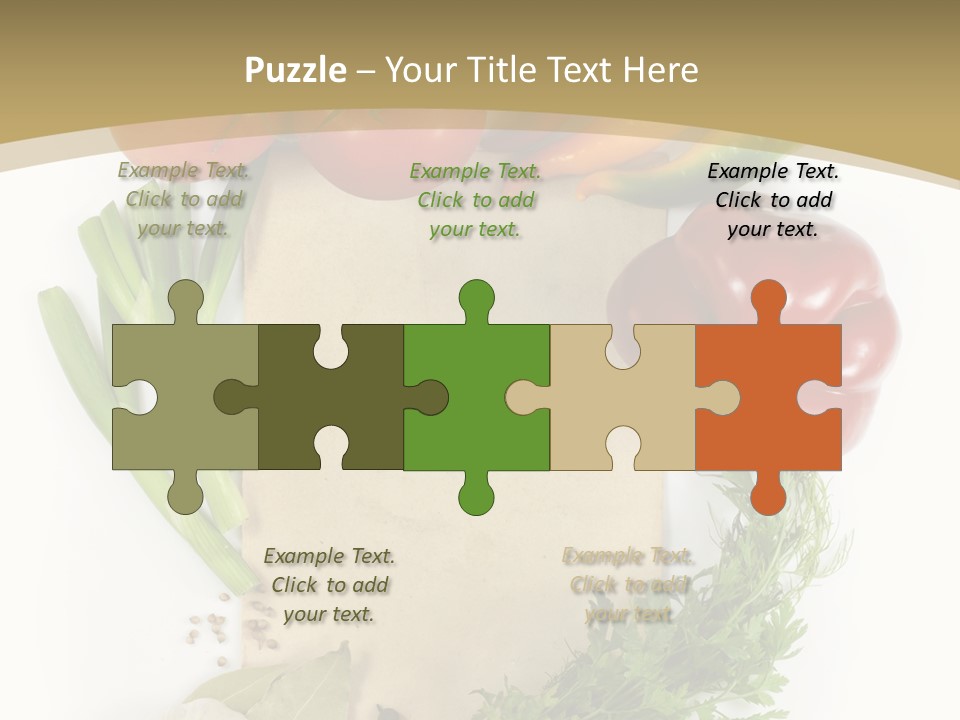 Pepper Diet Green PowerPoint Template