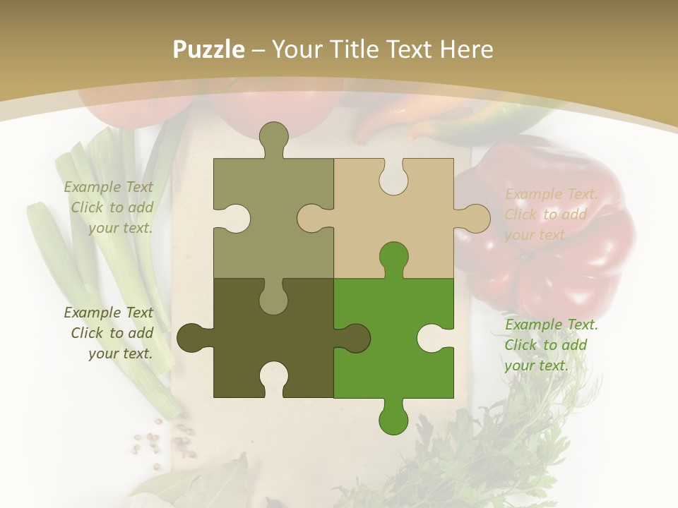 Pepper Diet Green PowerPoint Template