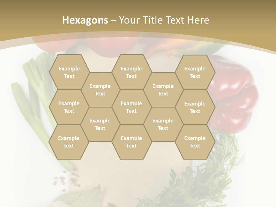 Pepper Diet Green PowerPoint Template