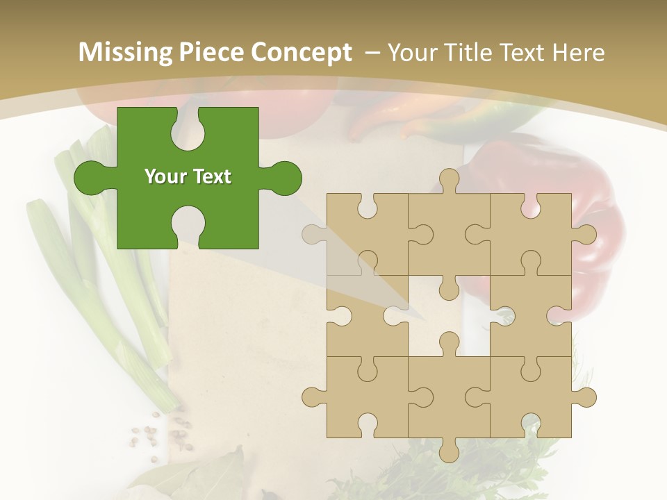 Pepper Diet Green PowerPoint Template