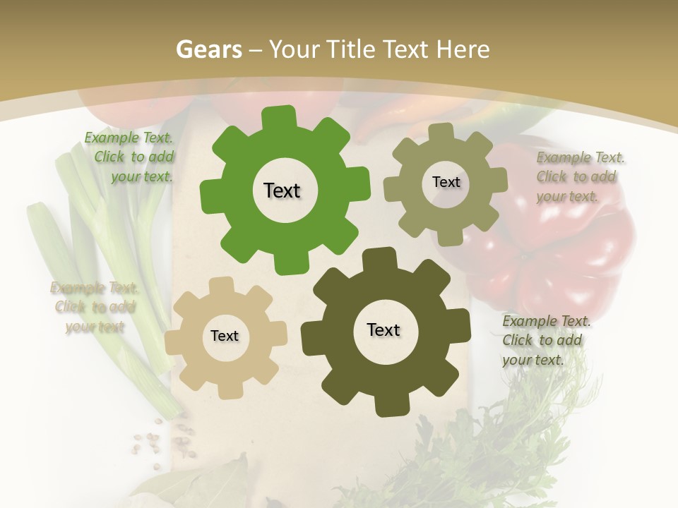 Pepper Diet Green PowerPoint Template