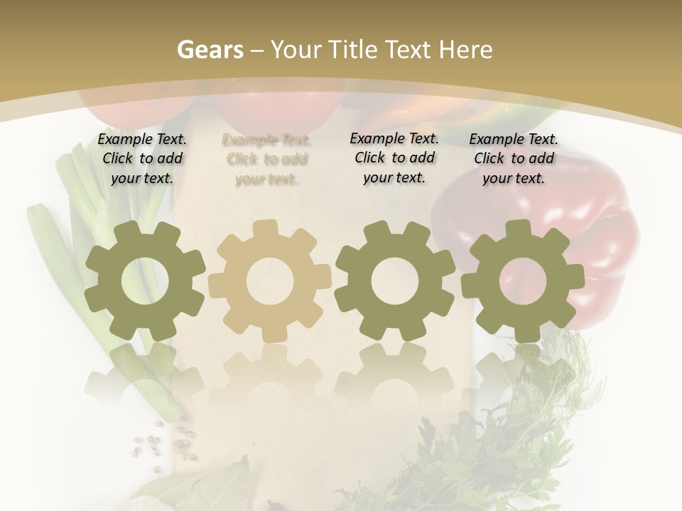 Pepper Diet Green PowerPoint Template