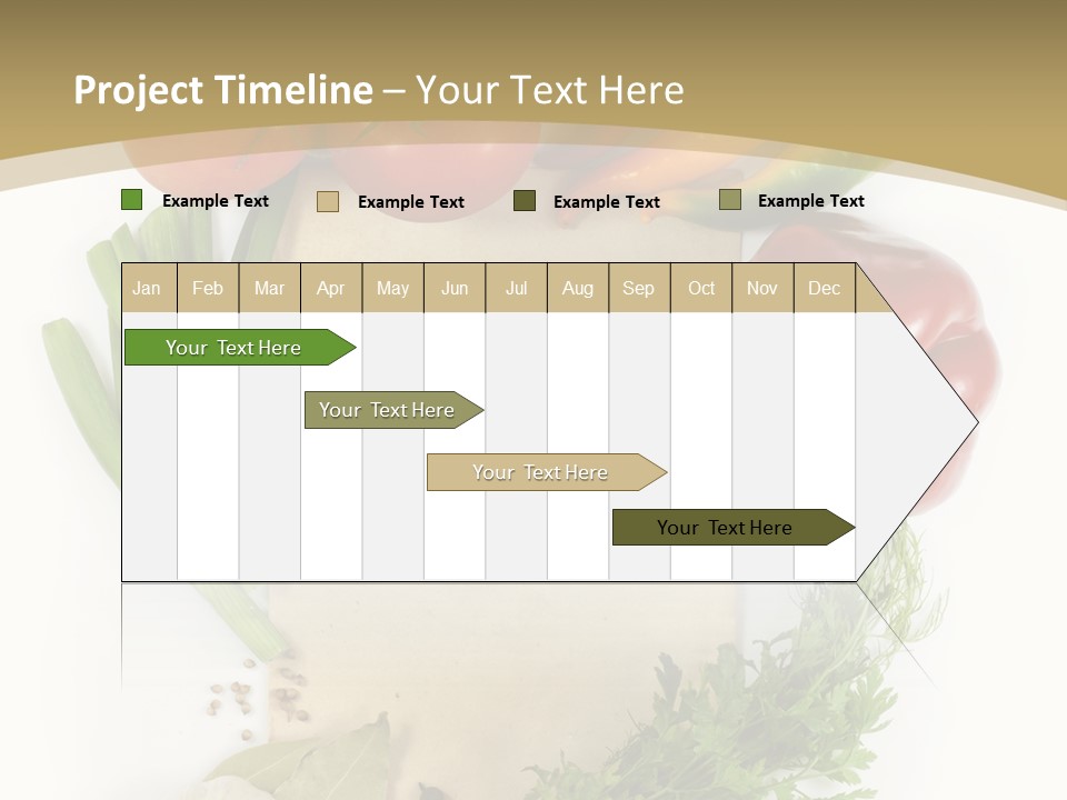 Pepper Diet Green PowerPoint Template