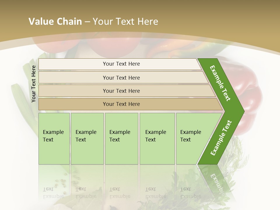 Pepper Diet Green PowerPoint Template