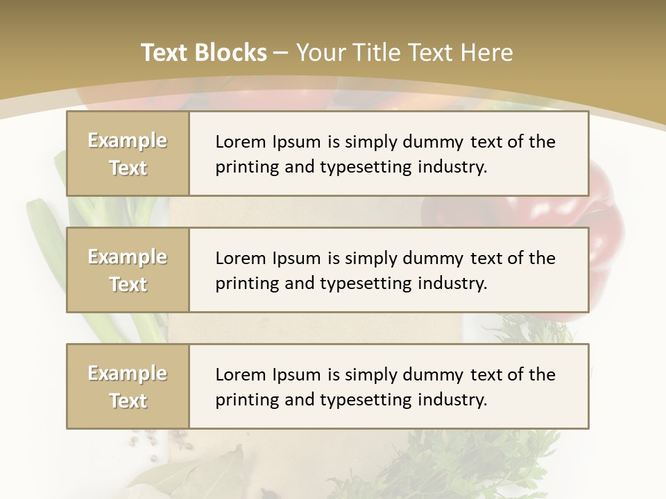 Pepper Diet Green PowerPoint Template