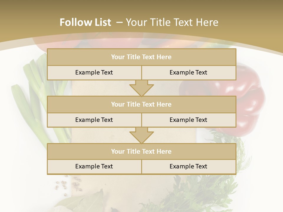 Pepper Diet Green PowerPoint Template