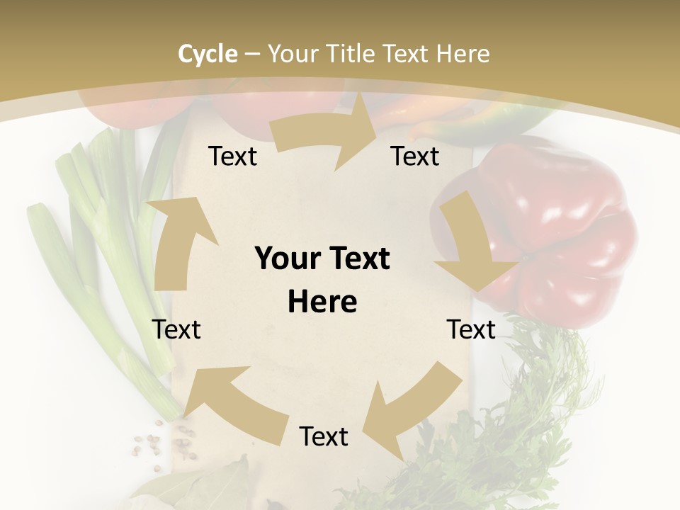 Pepper Diet Green PowerPoint Template