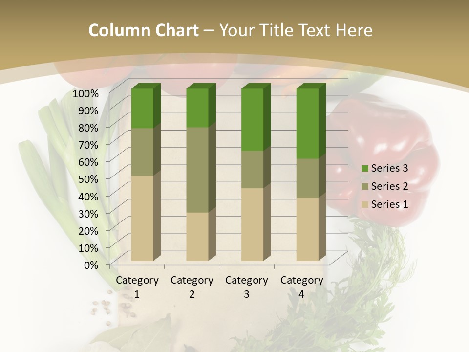 Pepper Diet Green PowerPoint Template