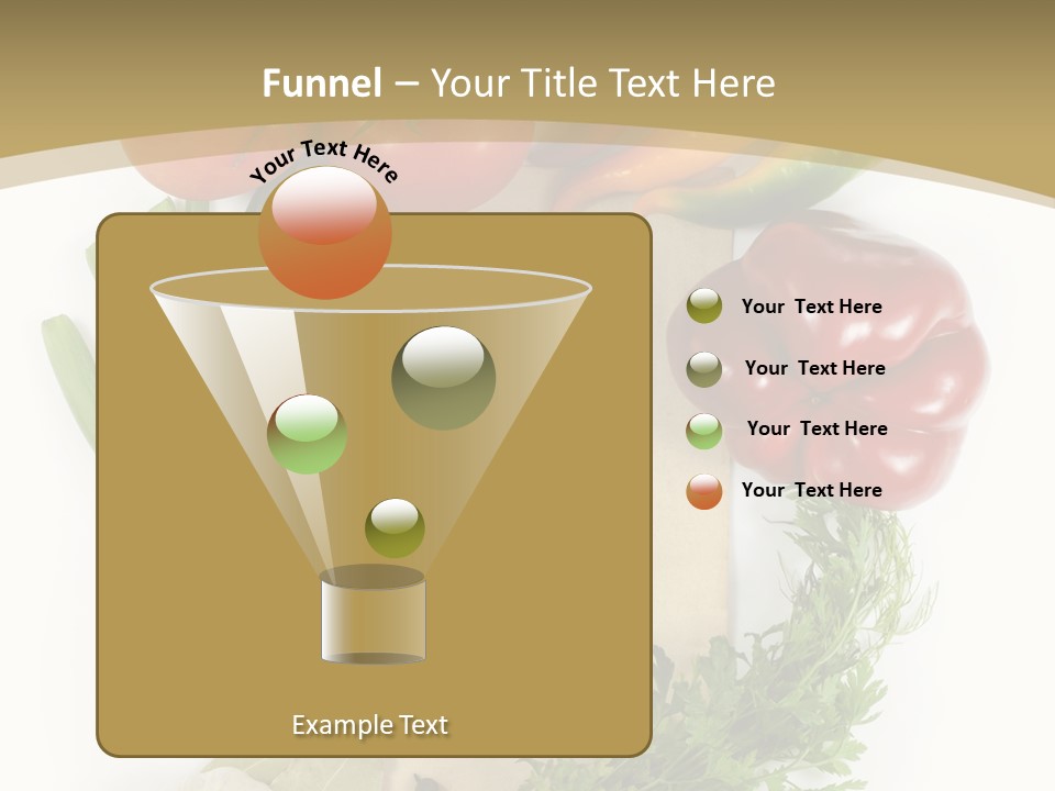 Pepper Diet Green PowerPoint Template