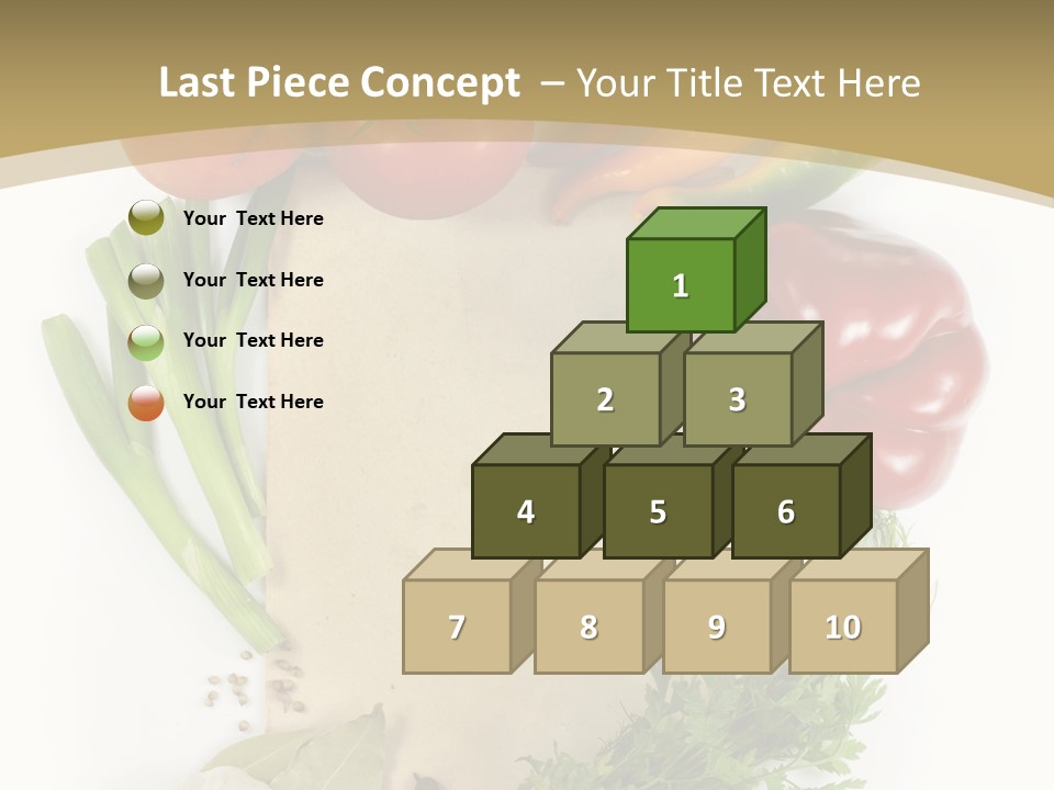 Pepper Diet Green PowerPoint Template