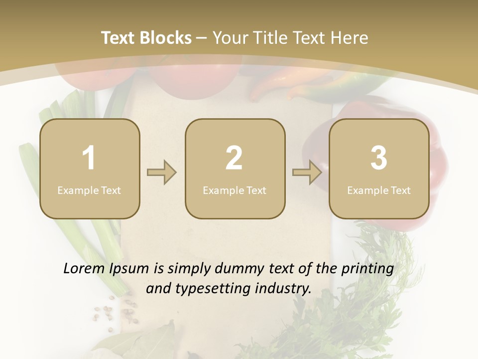 Pepper Diet Green PowerPoint Template