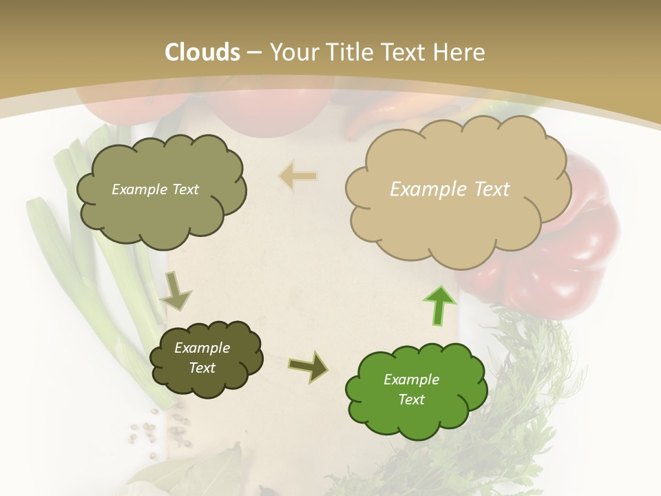 Pepper Diet Green PowerPoint Template
