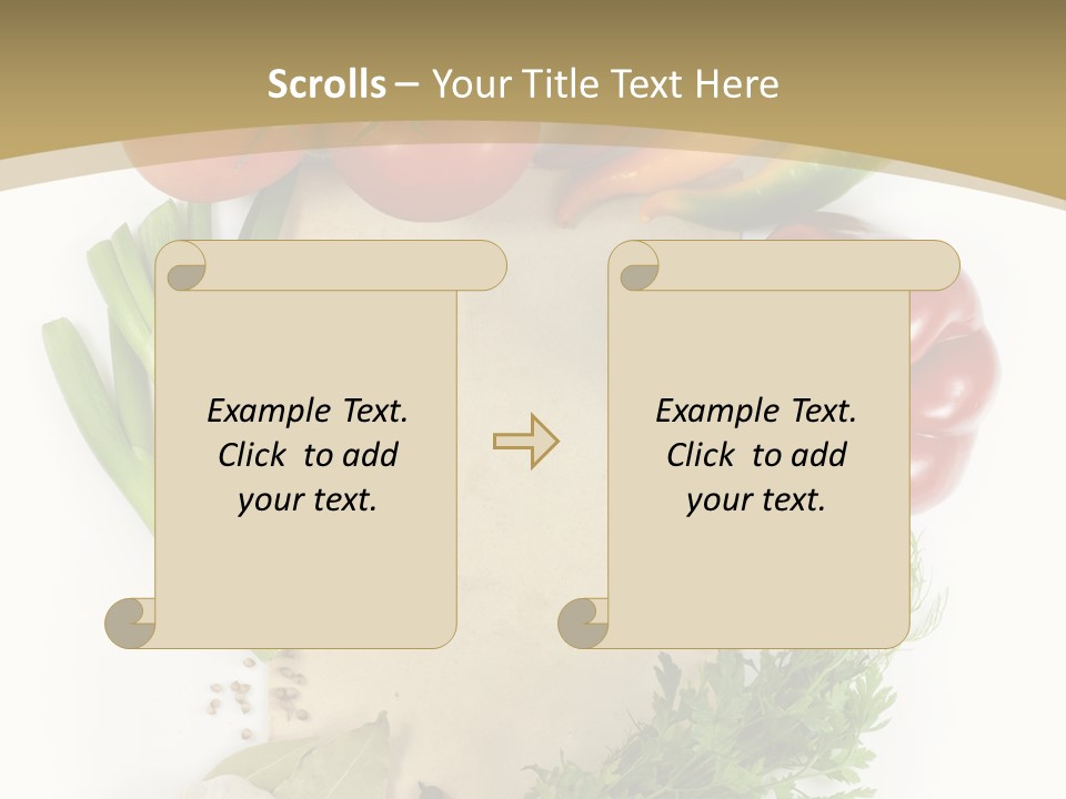 Pepper Diet Green PowerPoint Template