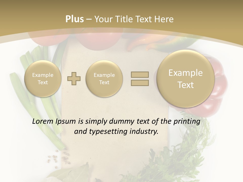 Pepper Diet Green PowerPoint Template