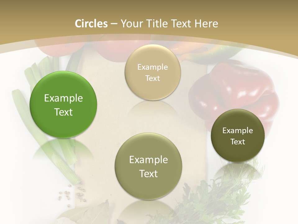 Pepper Diet Green PowerPoint Template