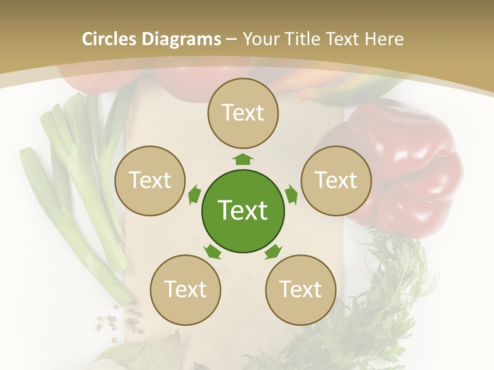 Pepper Diet Green PowerPoint Template