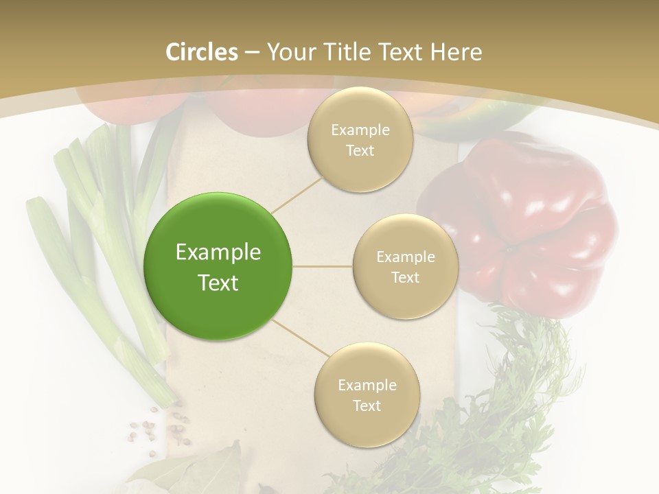 Pepper Diet Green PowerPoint Template