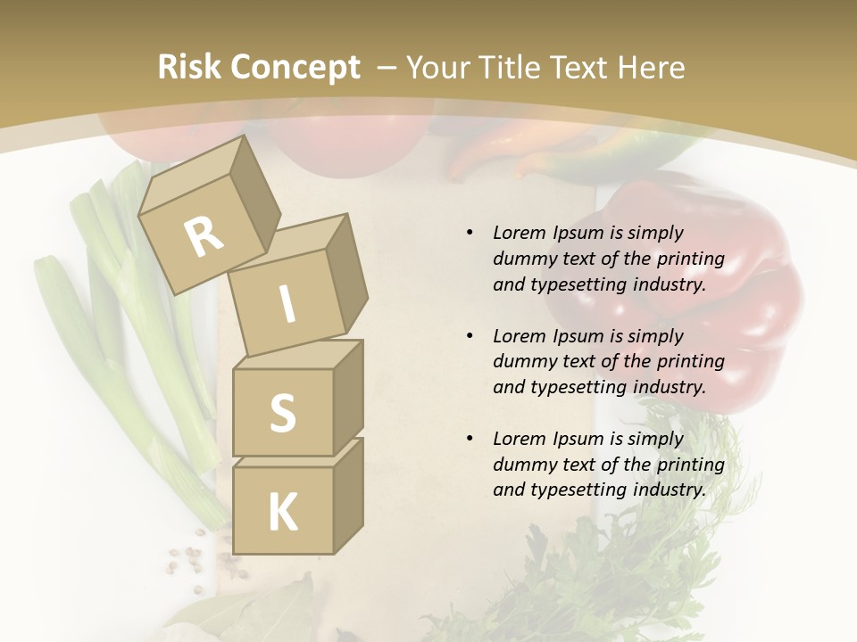 Pepper Diet Green PowerPoint Template