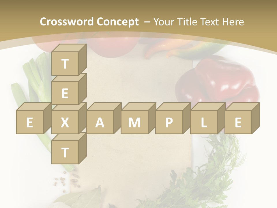 Pepper Diet Green PowerPoint Template