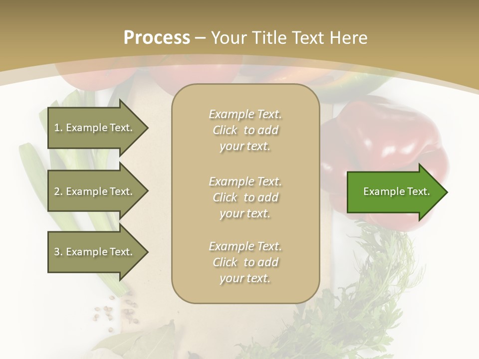 Pepper Diet Green PowerPoint Template
