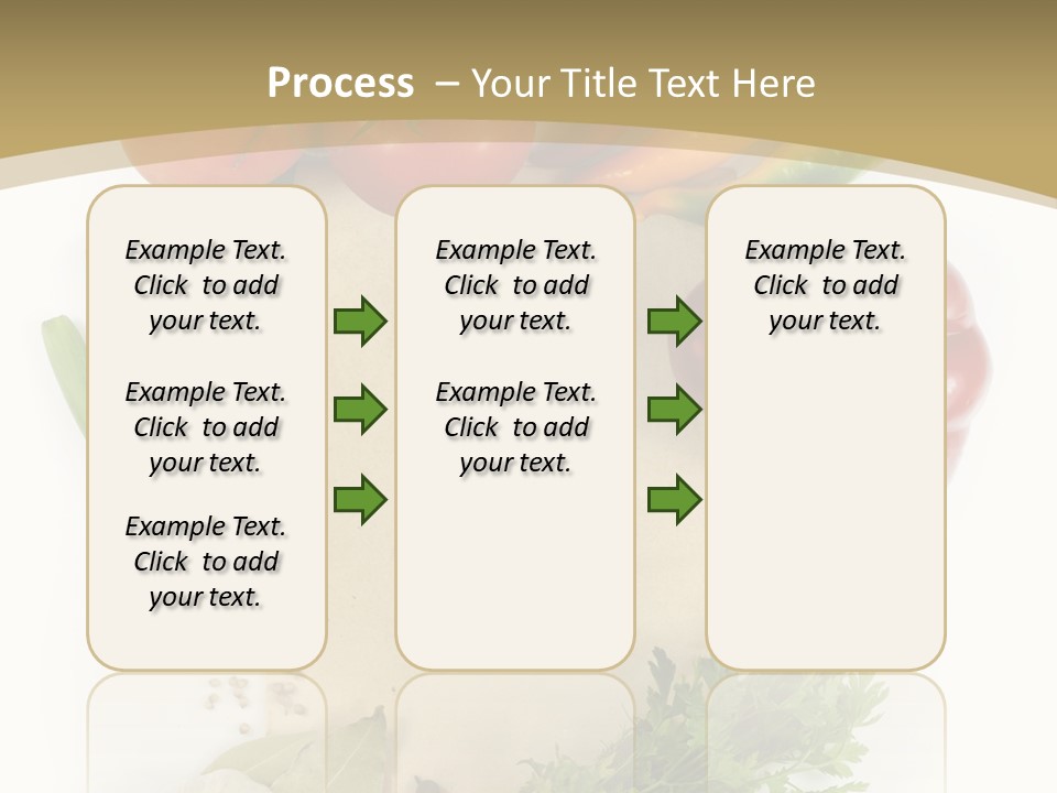 Pepper Diet Green PowerPoint Template