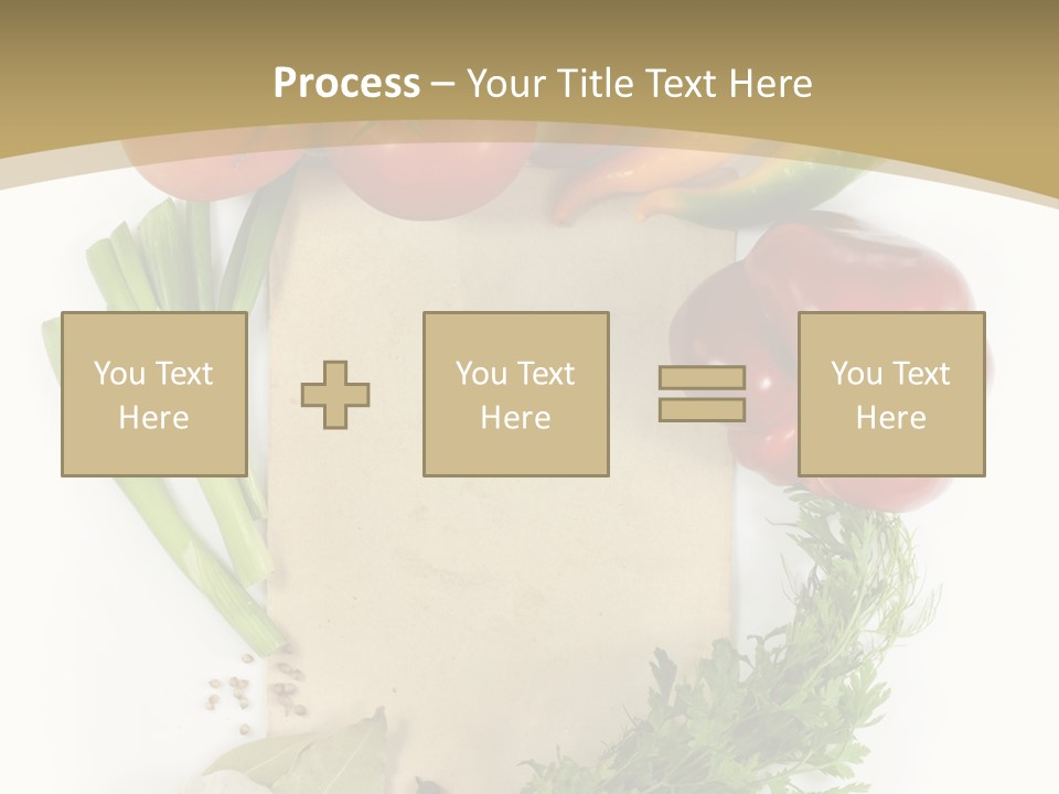 Pepper Diet Green PowerPoint Template