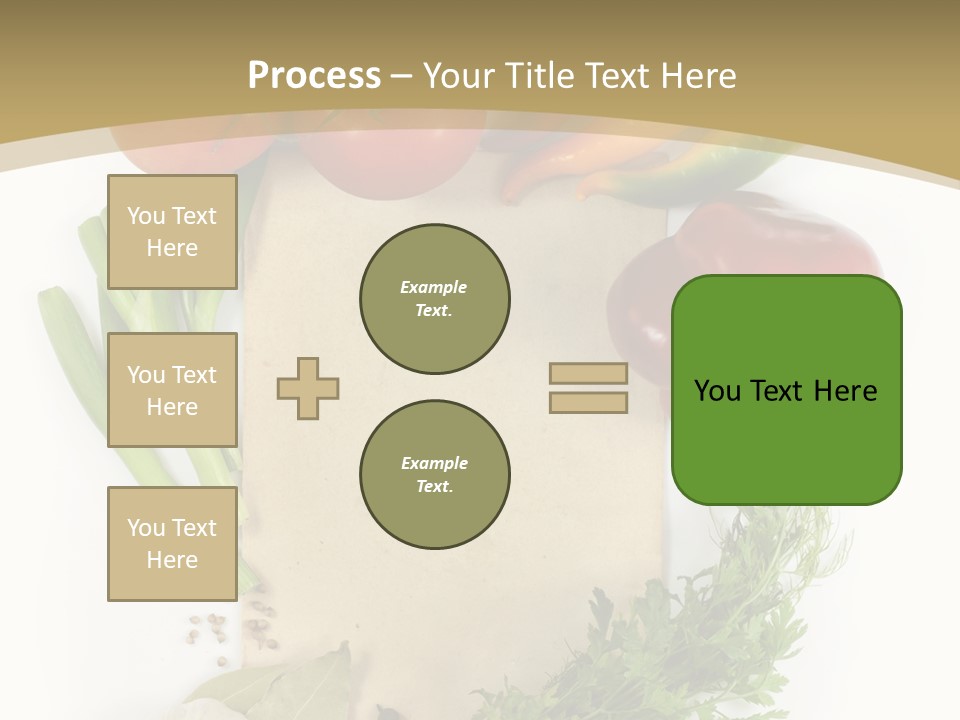 Pepper Diet Green PowerPoint Template