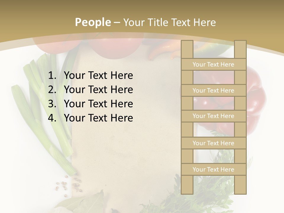 Pepper Diet Green PowerPoint Template