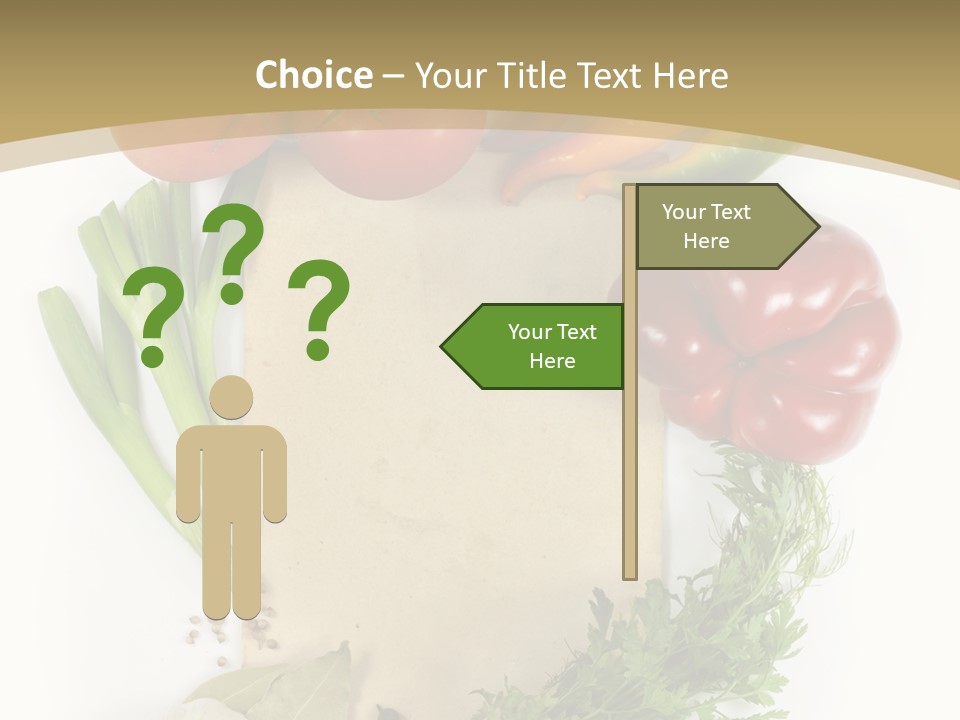 Pepper Diet Green PowerPoint Template