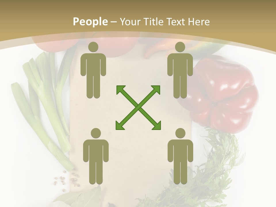 Pepper Diet Green PowerPoint Template