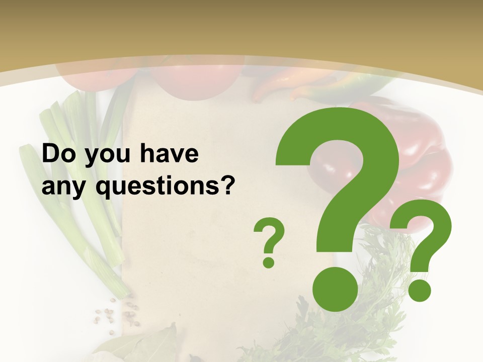 Pepper Diet Green PowerPoint Template