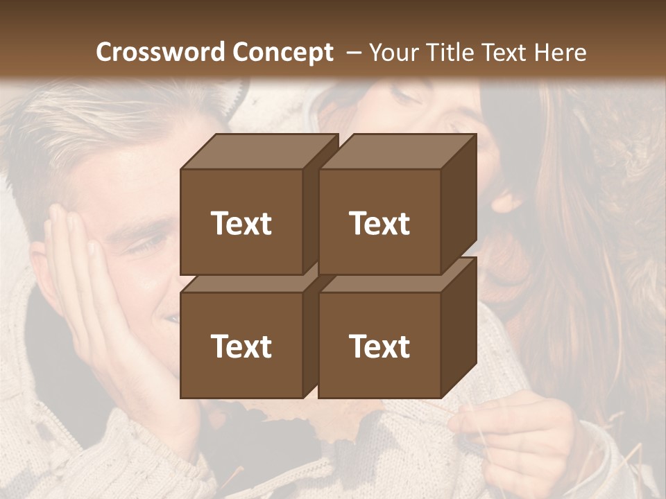 Liegend Nachdenken Vertauen PowerPoint Template