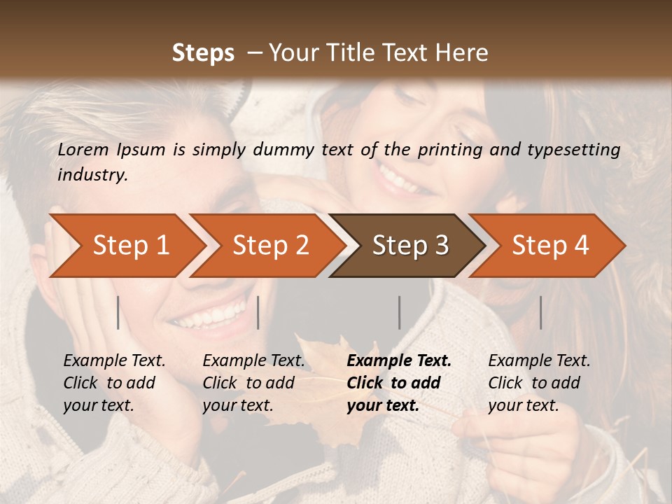 Liegend Nachdenken Vertauen PowerPoint Template