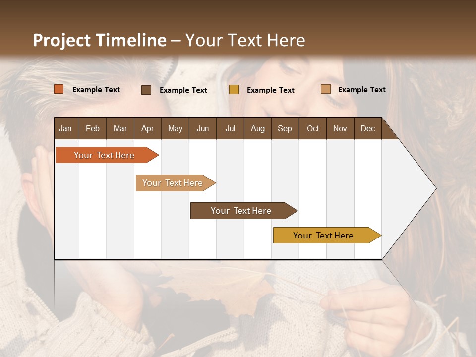 Liegend Nachdenken Vertauen PowerPoint Template